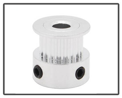 GT2 Timing Pulley 20teeth ( 20 teeth ) Alumium Bore 5mm fit for GT2 belt Width 6mm 3D Printer parts