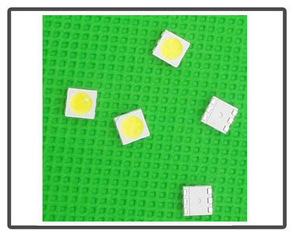 White 5050 SMD LED diodes light