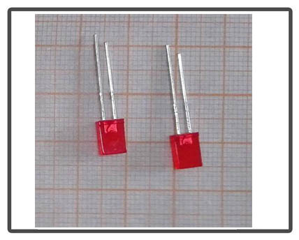 Red light-emitting diodes Red turn Red 2*5*7 Square led