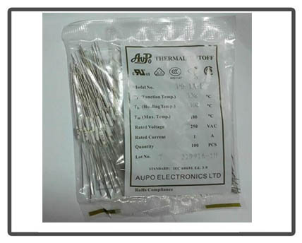 Resistance type temperature 138 degrees 1A 250V Thermal The ceramic tube low current RoHS